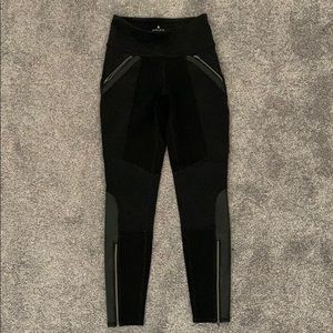 Athleta mixed-media leggings